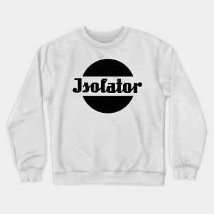 Insulator spark plug logo (black) Crewneck Sweatshirt